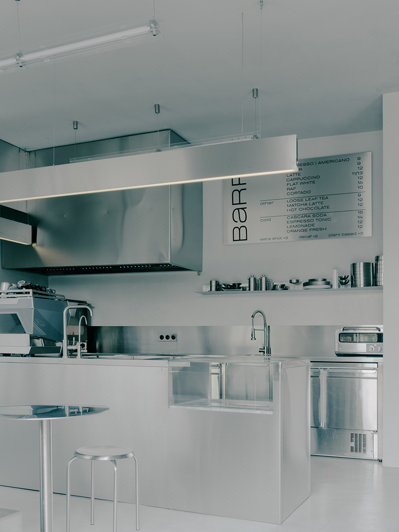 the silver toned bloom industrial minimalism and organic vitality at cafe flower shop 2