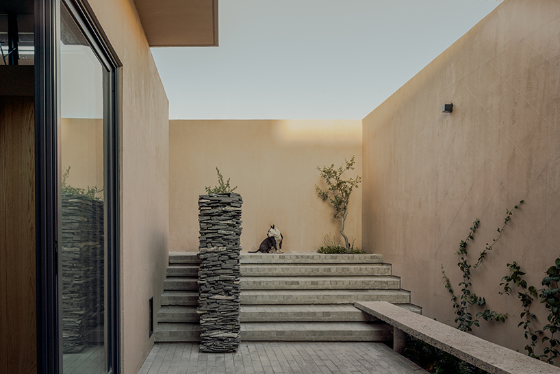 thick outer walls shield casa aguilar's enclosed volume in mexico