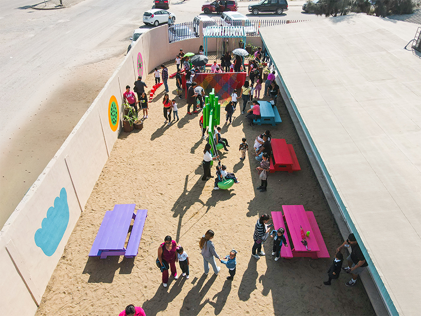recycled materials sculpt kindergarten play structures inspired by the mexican landscape - 8