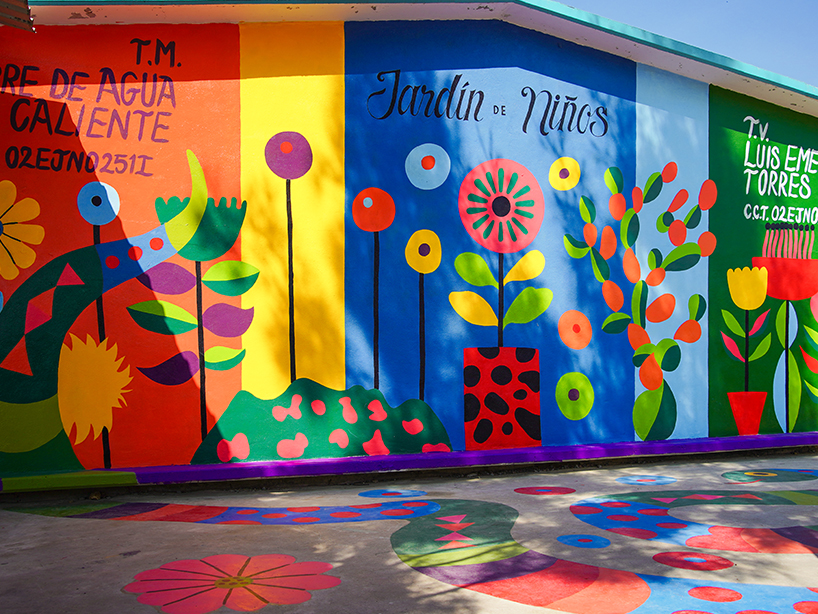 recycled materials sculpt kindergarten play structures inspired by the mexican landscape - 9