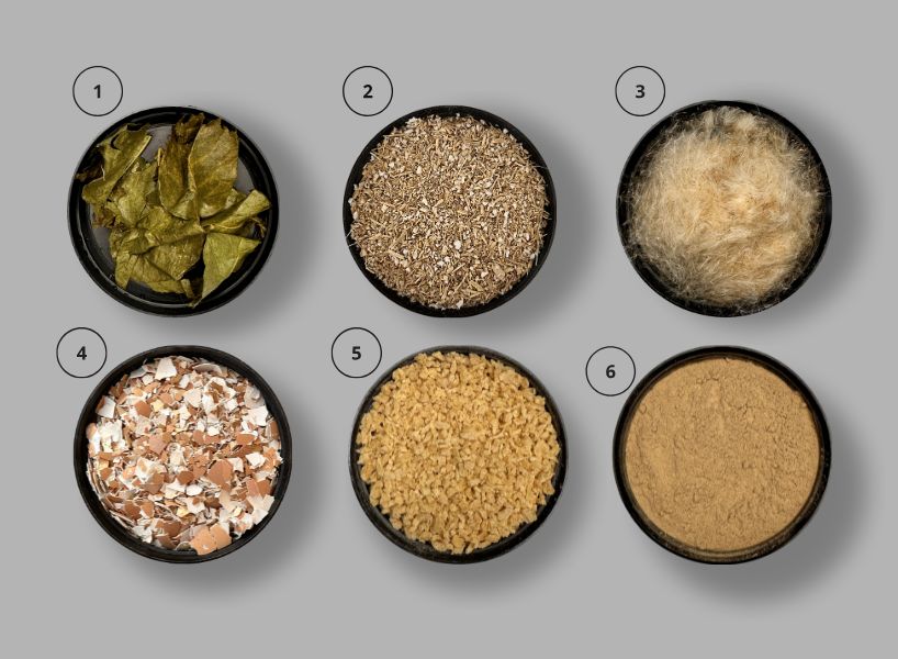 reclaimed organic waste composes plastic-free biodegradable plant pots