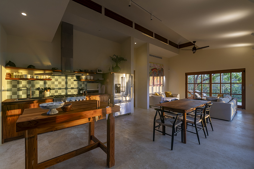 recycled ocean-plastic tiles, timber, and stone shape tropical house on costa rica&rsquo;s coast - 6