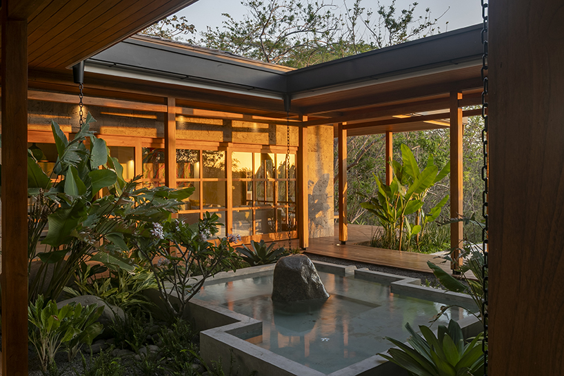 recycled ocean-plastic tiles, timber, and stone shape tropical house on costa rica&rsquo;s coast - 4