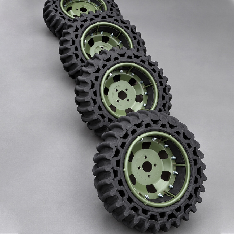3D printed airless wheels help ground robots bring the wounded to safety - 5