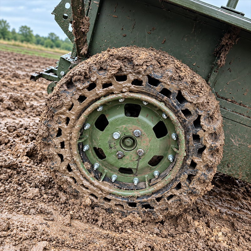 3D printed airless wheels help ground robots bring the wounded to safety - 3