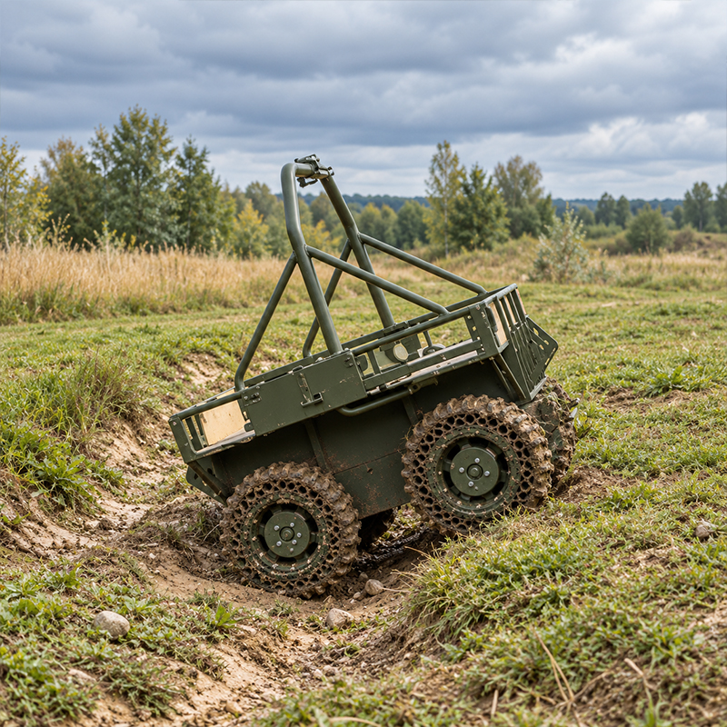 3D printed airless wheels help ground robots bring the wounded to safety - 2