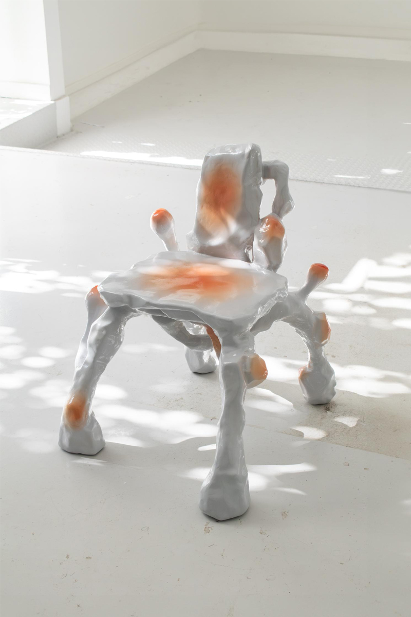 La colección de muebles escultóricos de Vincent Decat se basa en patrones de crecimiento biológico.