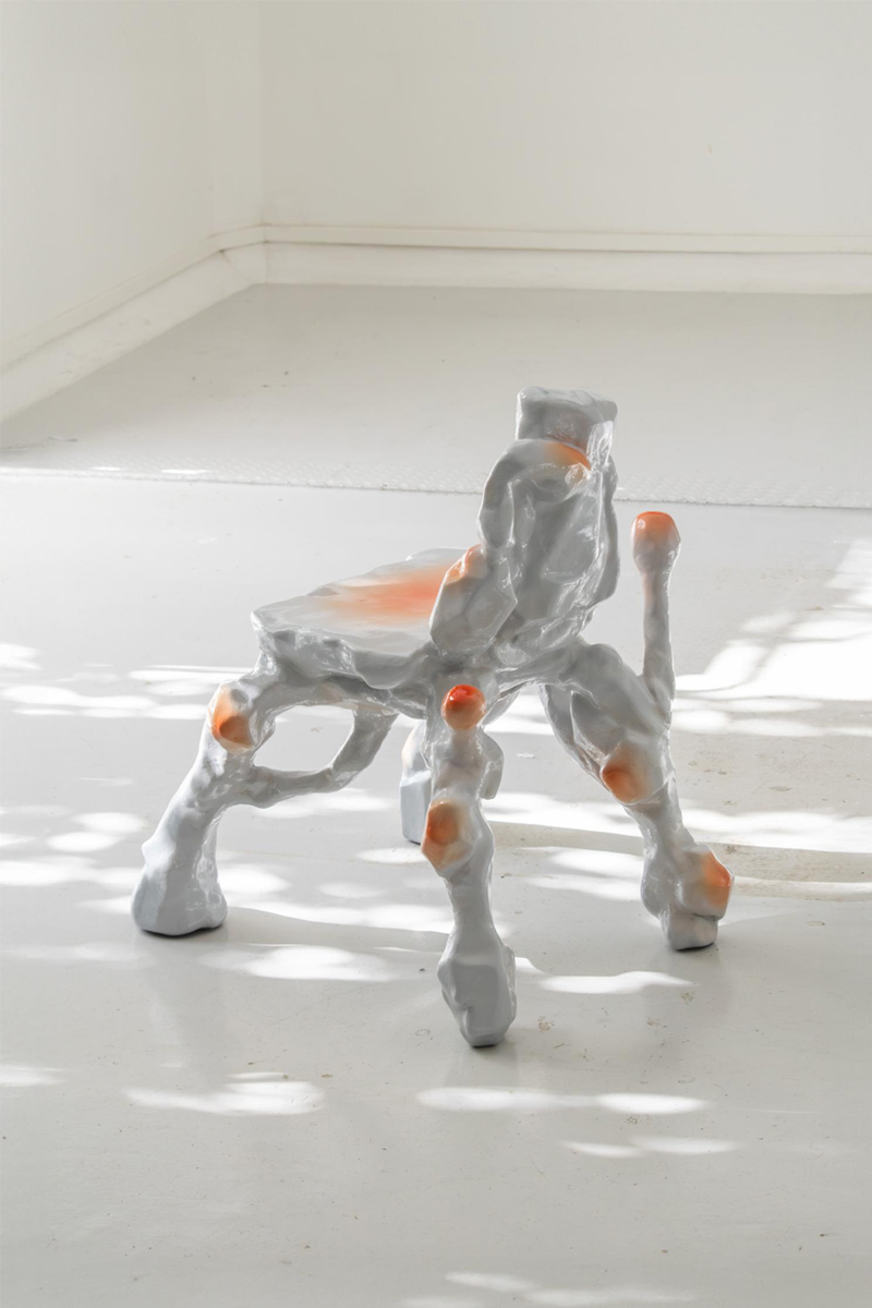 La colección de muebles escultóricos de Vincent Decat se basa en patrones de crecimiento biológico.