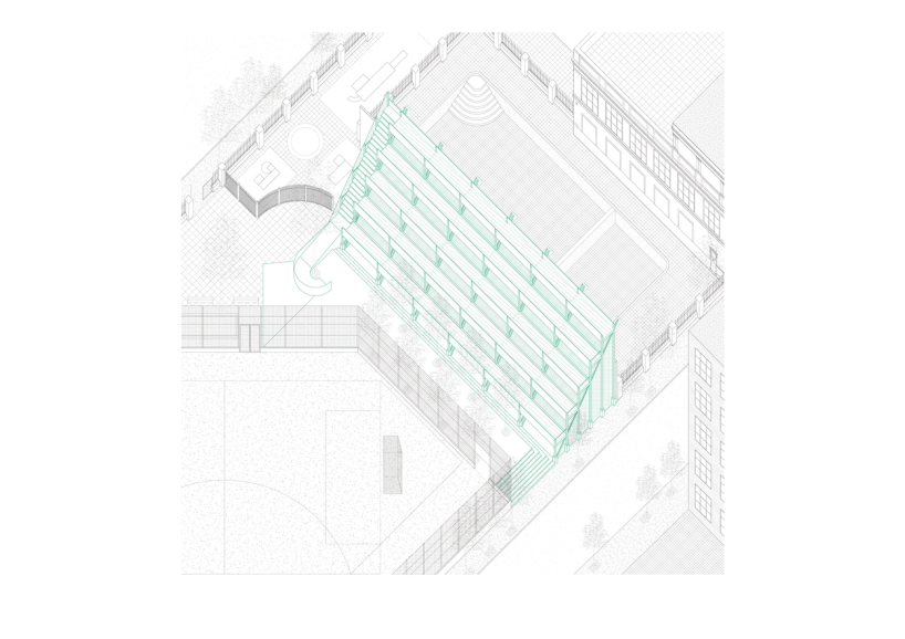 El plan de regeneración convierte los edificios decadentes del paseo marítimo de Manhattan en un patio de recreo cívico