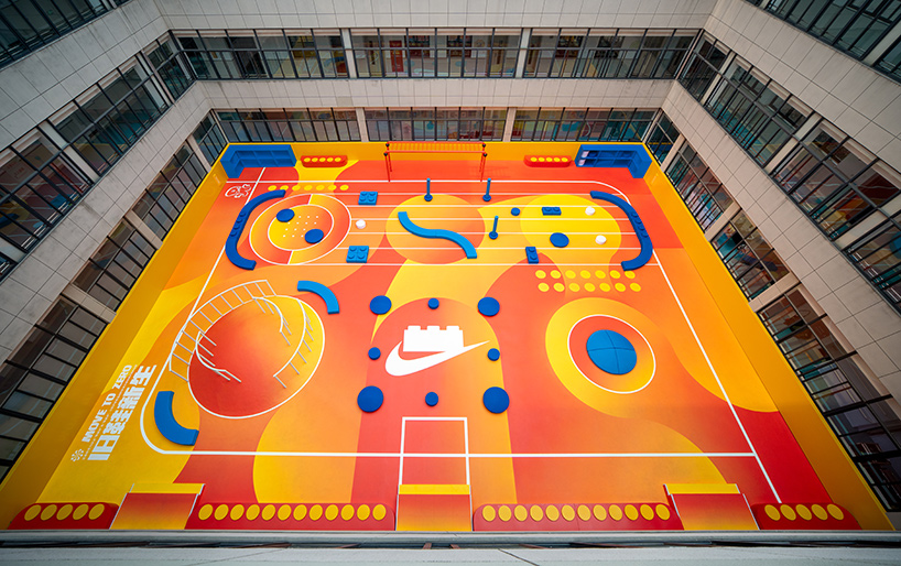 LEGO y Nike unen fuerzas para reinventar la escuela primaria de Shanghai como un campo deportivo modular