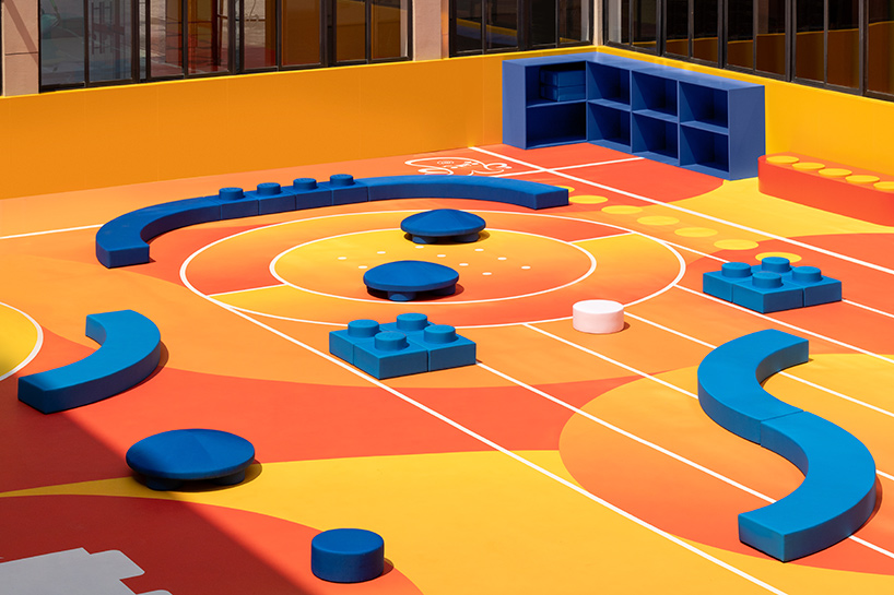 LEGO and NIKE team up to reimagine shanghai primary school as modular sports playground