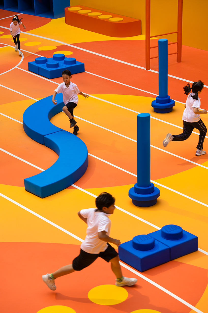 LEGO and NIKE team up to reimagine shanghai primary school as modular sports playground