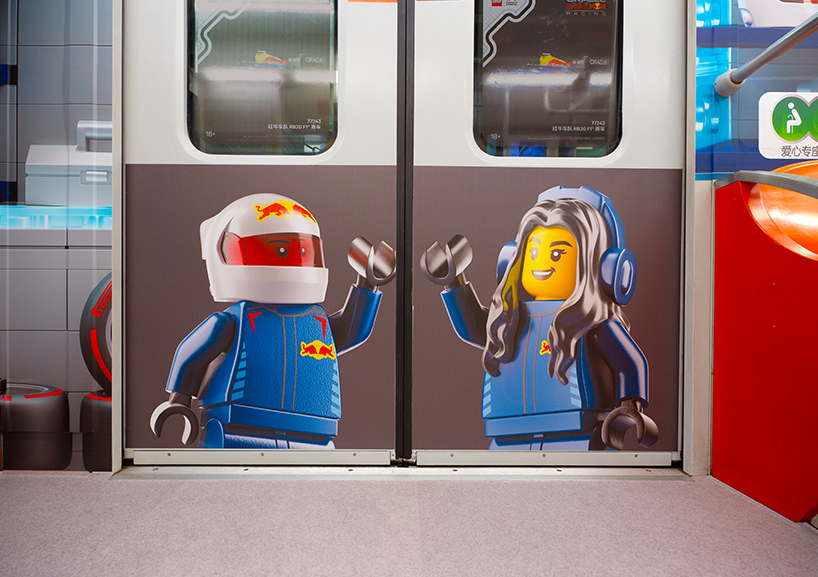 LEGO transforms metro line into F1 racing train speeding through shanghai - 5