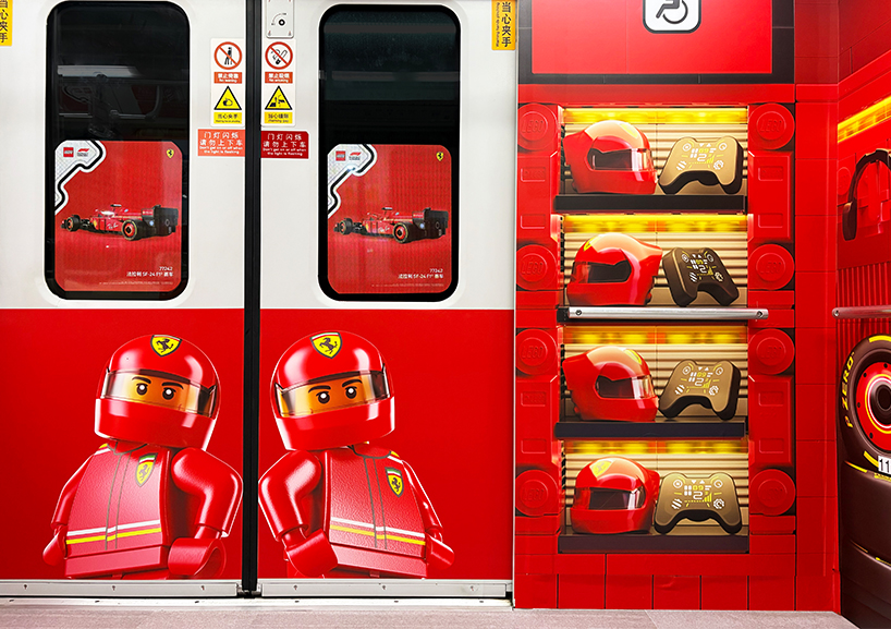 LEGO transforms metro line into F1 racing train speeding through shanghai - 7