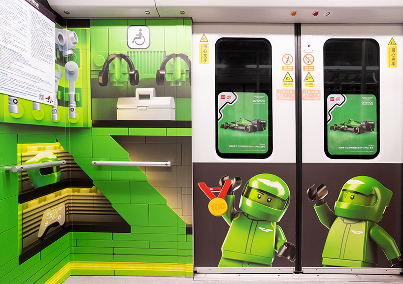 LEGO transforms metro line into F1 racing train speeding through shanghai - 10
