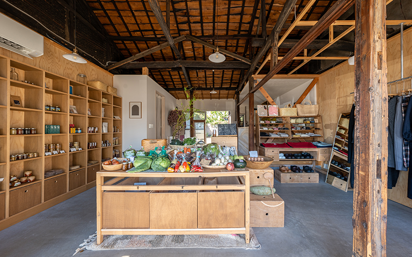 wooden japanese house turns into traditional greengrocer store in kiryu