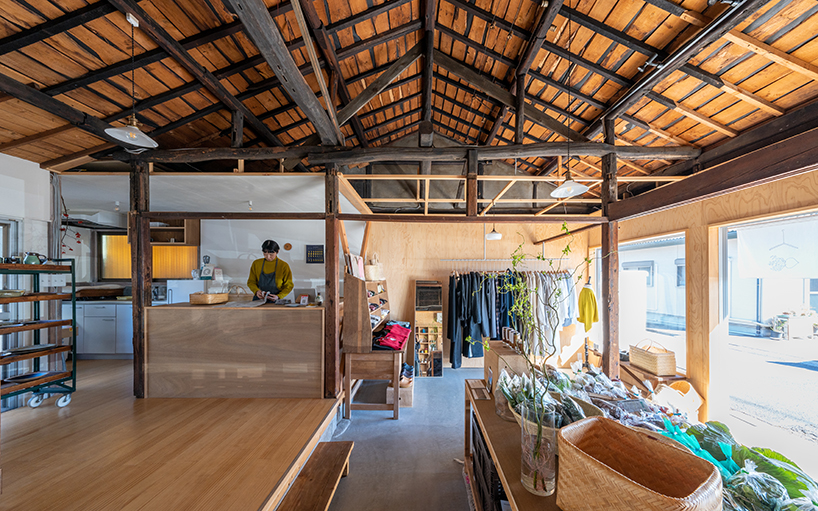 wooden japanese house turns into traditional greengrocer store in kiryu