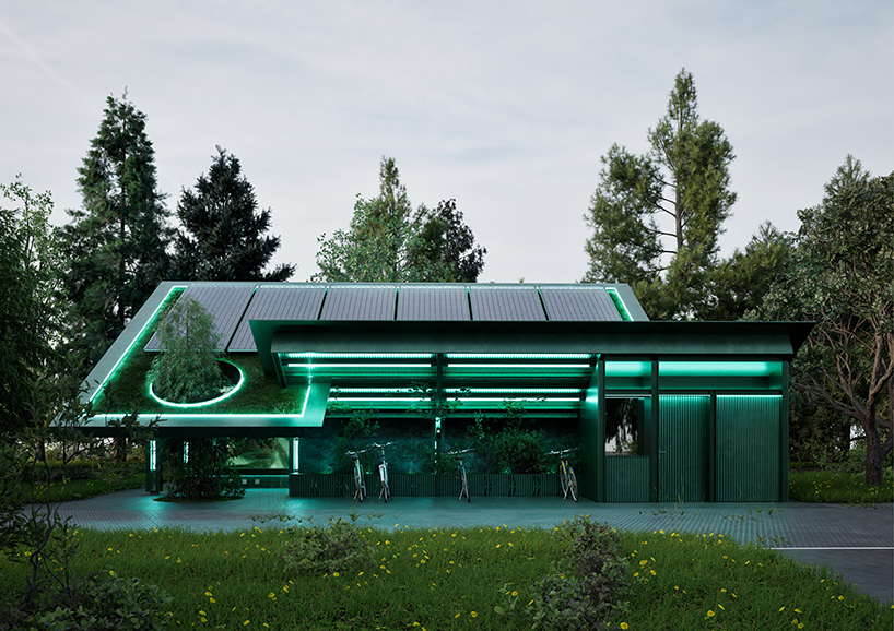 60 degree ecological pavilion by xudong zhu reimagines cycling infrastructure as a self sustaining ecological interface 11