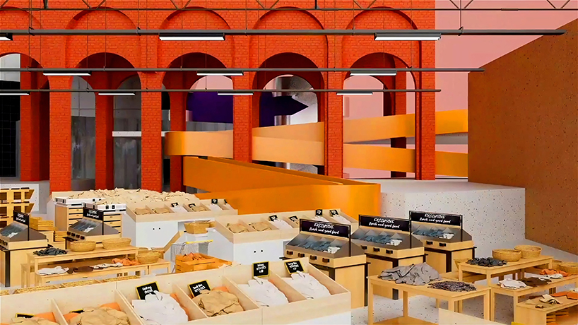 four typologies explores decentralized upcycling fashion factories in digital space