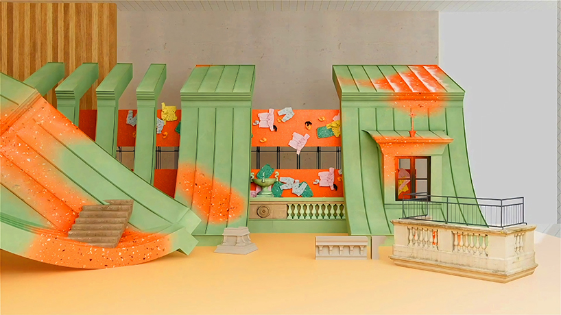 four typologies explores decentralized upcycling fashion factories in digital space