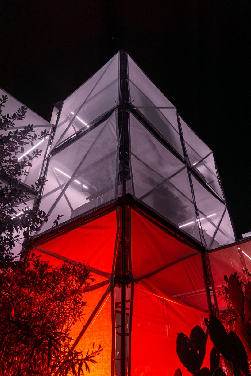 bomontiada temporary landscape installation barn arch 9