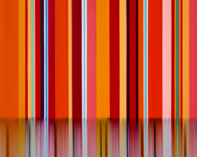 mark francis turns sound and frequency into vibrating abstract paintings