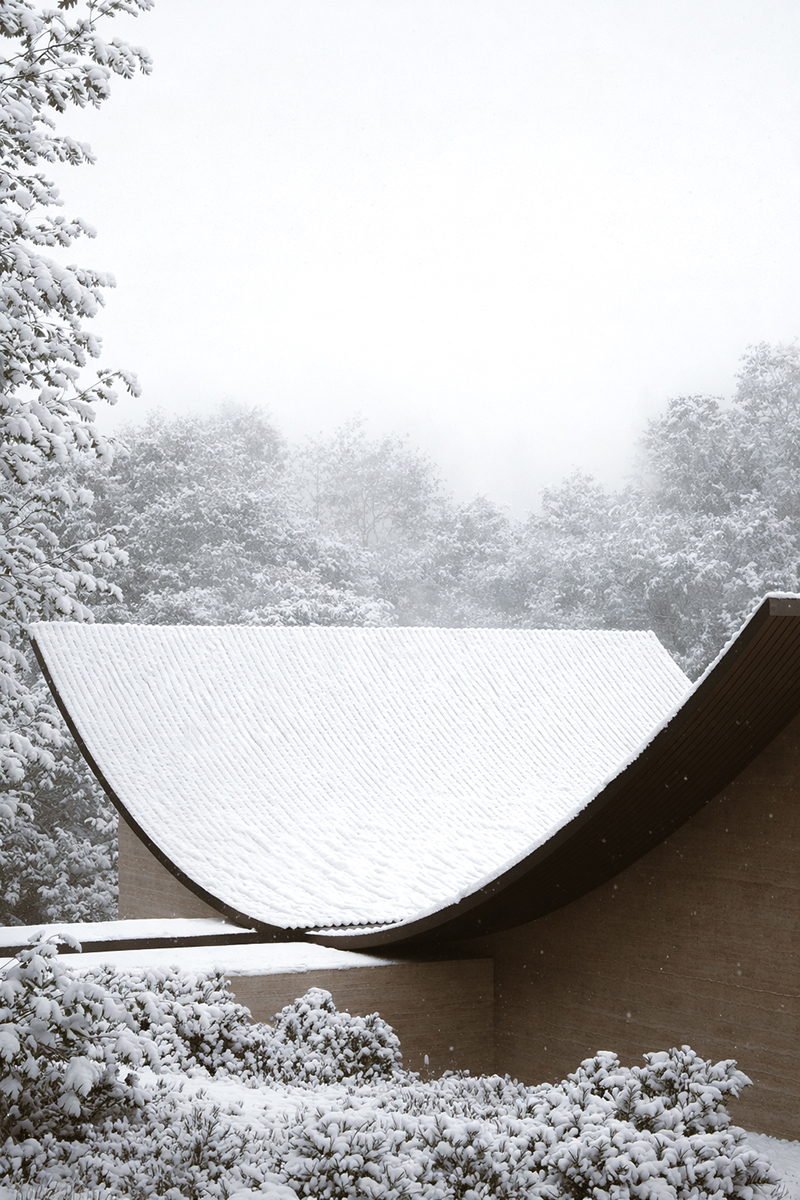 villa sensorium reimagines japan&rsquo;s mountain forests as living architectural landscape - 11