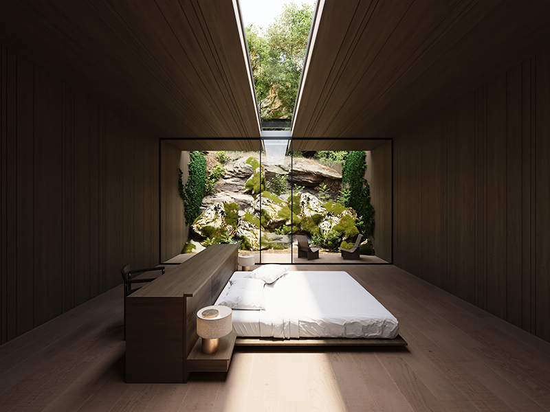 villa sensorium reimagines japan&rsquo;s mountain forests as living architectural landscape - 9