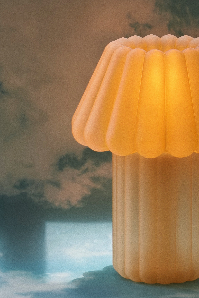 jello lamp freezes the soft wobble of gelatin desserts into 3D printed sculptural table light - 7
