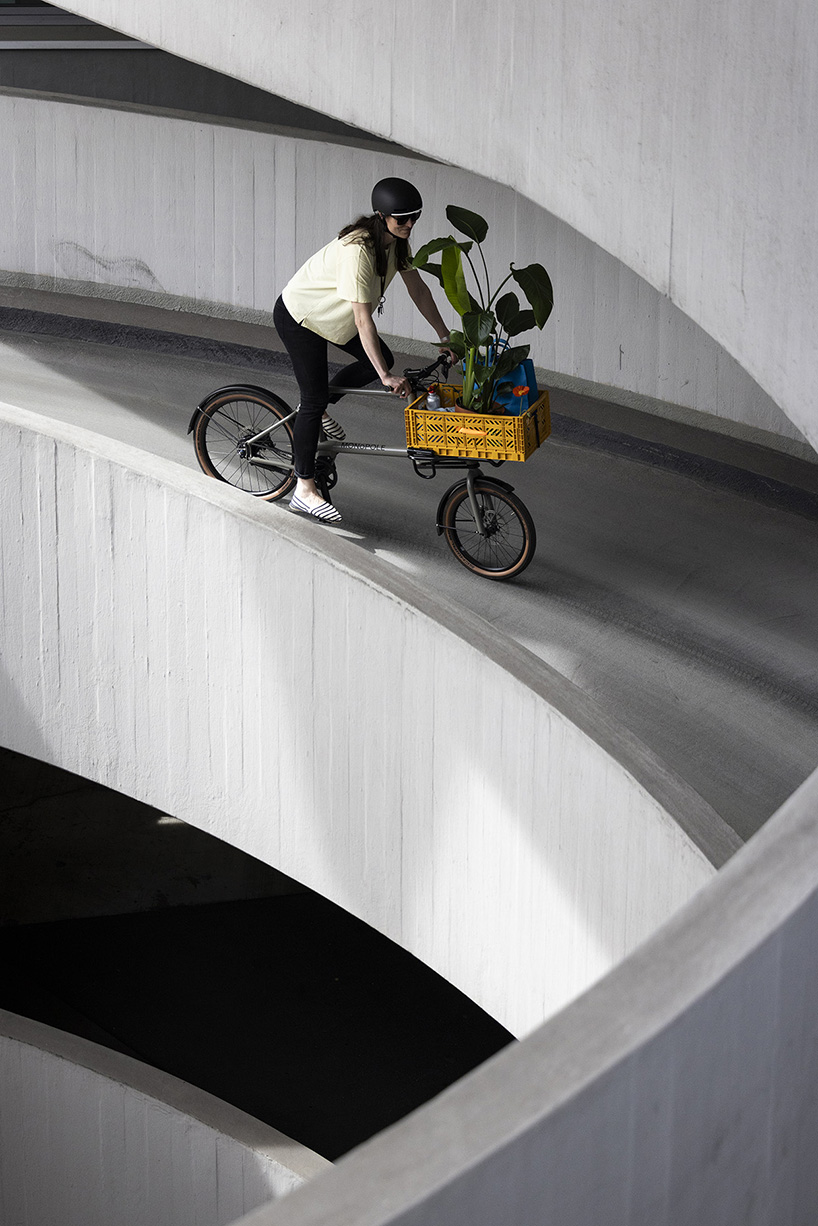 electric and bio, MONoPOLE no O1 bike integrates modular frame for cargo transport