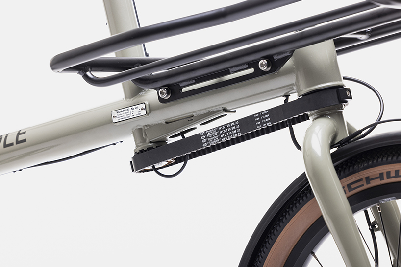 electric and bio, MONoPOLE no O1 bike integrates modular frame for cargo transport