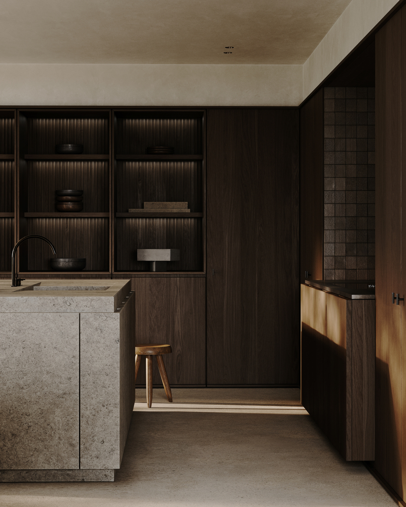 yama architects' house wa perches two elongated volumes on stone plinth in belgium