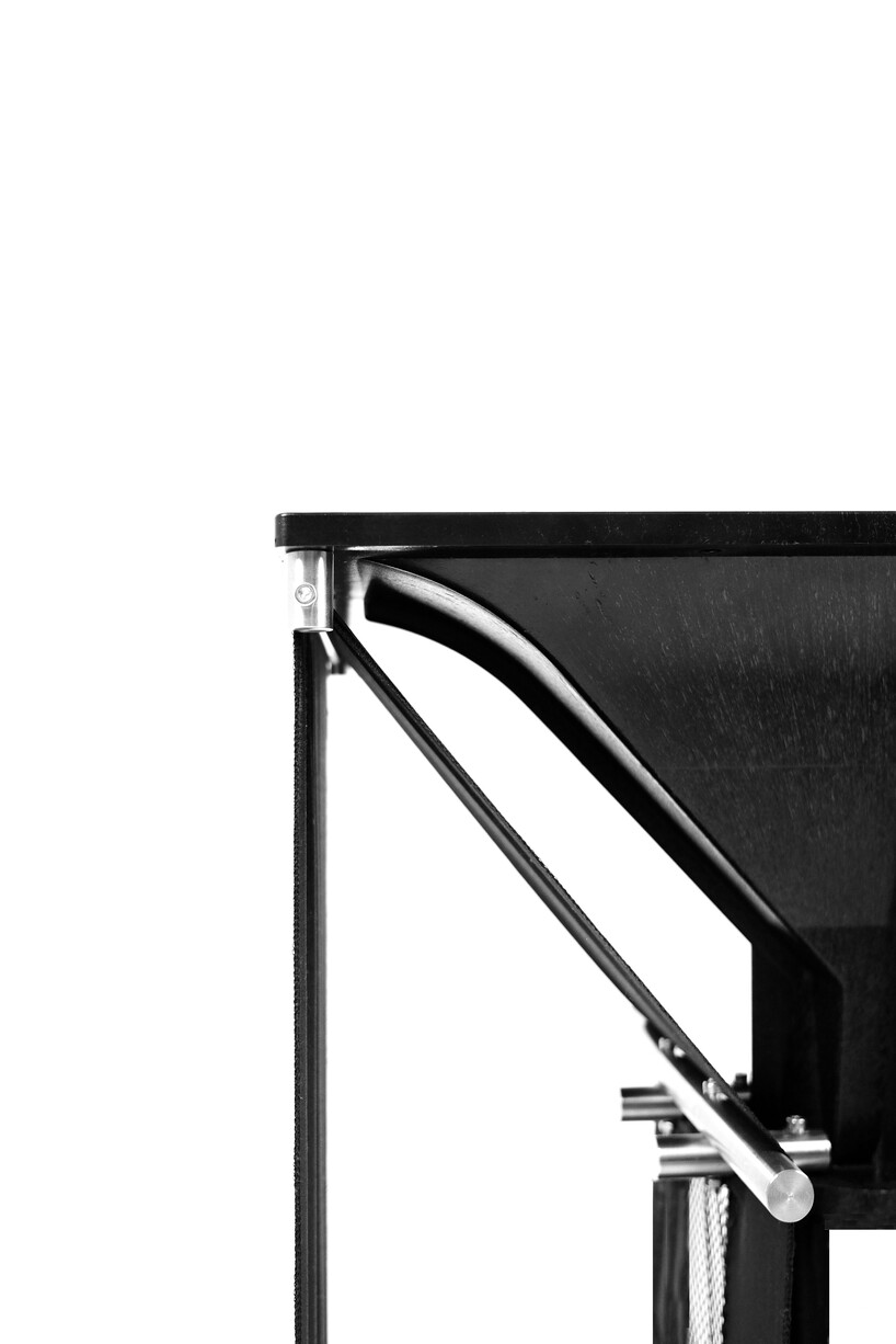 horn series by juyong shim turns discarded speaker components into sculptural furniture