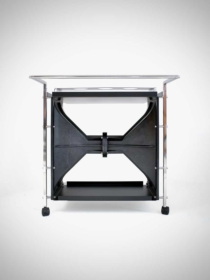 horn series by juyong shim turns discarded speaker components into sculptural furniture