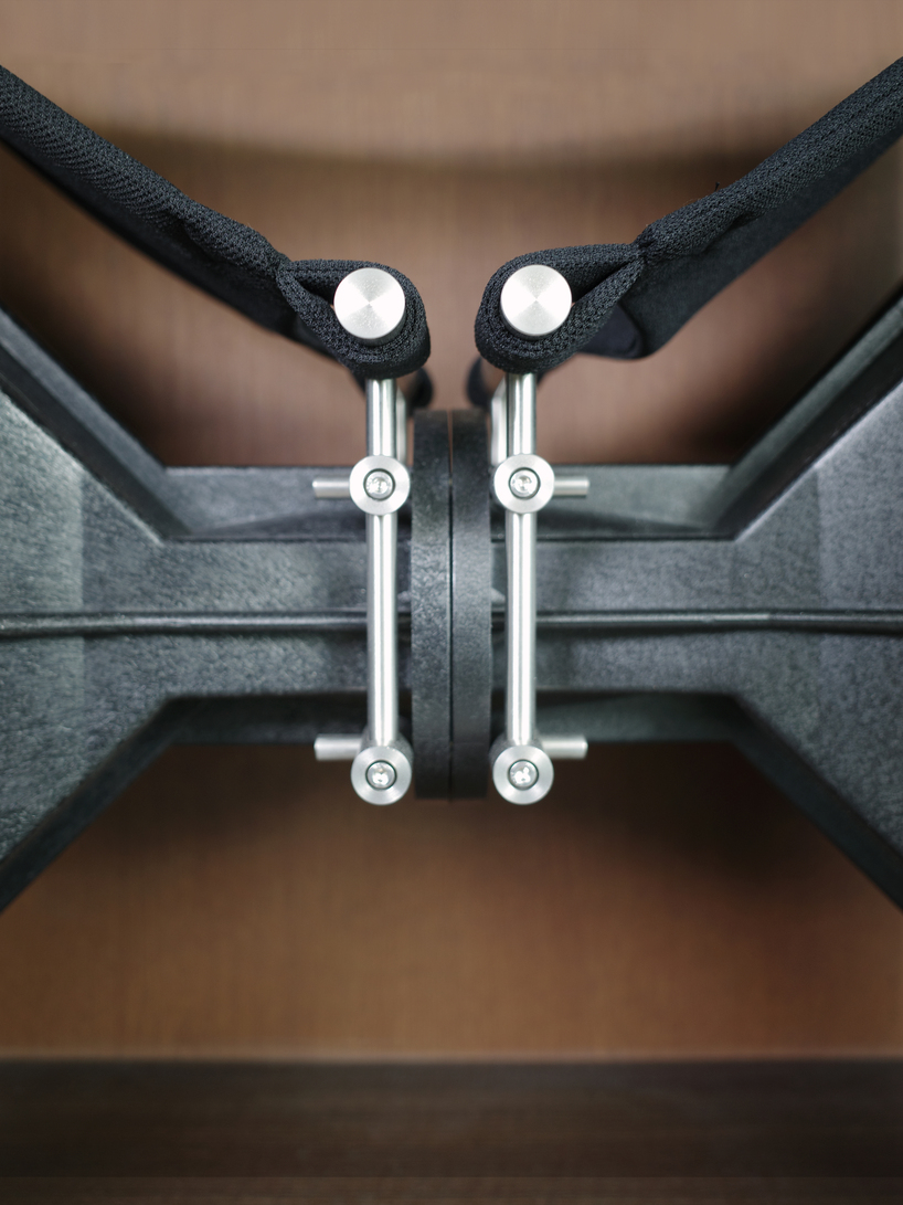 horn series by juyong shim turns discarded speaker components into sculptural furniture