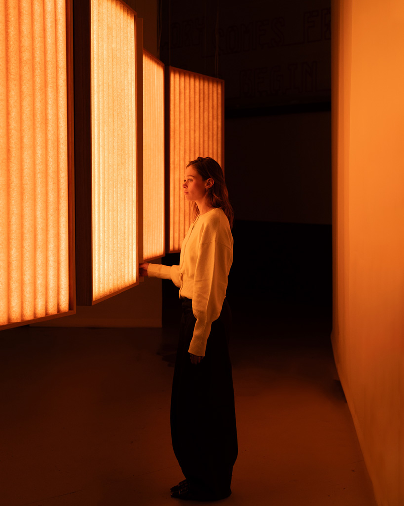 reclaimed corrugated fiberglass panels reform as luminous&nbsp;sculpture by heilig objects - 2