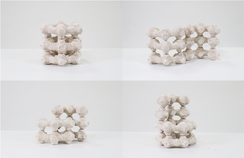 biodegradable modular nest made of eggshells attracts butterflies to city centers