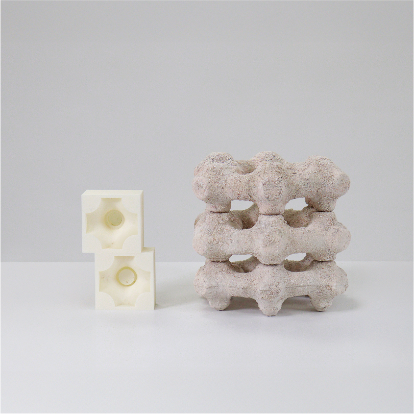 biodegradable modular nest made of eggshells attracts butterflies to city centers