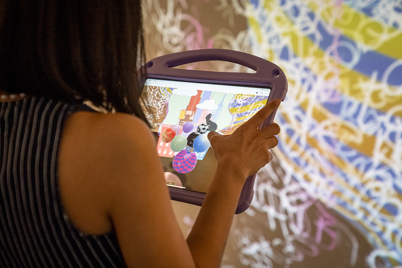 pop my bubble AR installation reveals how algorithms influence cultural visibility