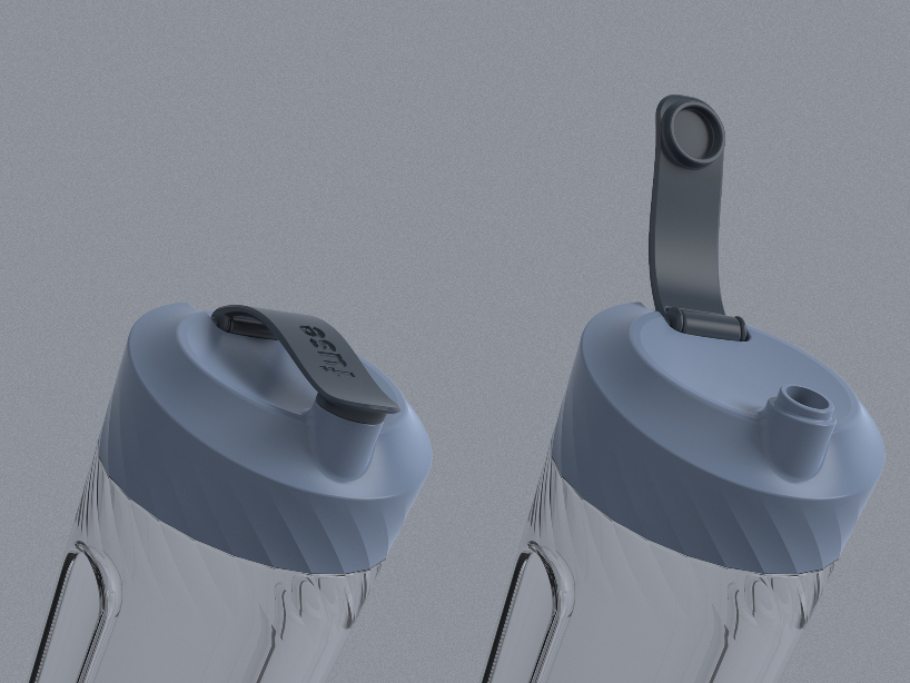 seung keun kim's blender features intuitive swipe controls and a magnetic drive system