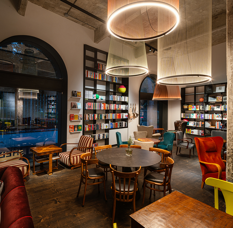 schiattarella associati transforms workshop to cultural hub SHELL libreria bistrot in rome