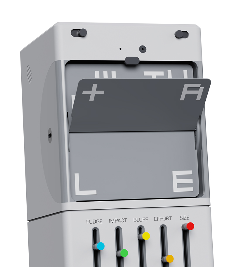 Multi-Sensory Totem Device of Niice Studio views media misinformation models