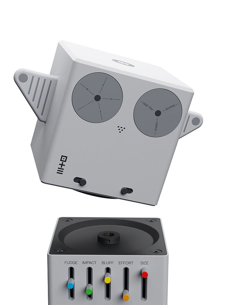 Multi-Sensory Totem Device of Niice Studio views media misinformation models