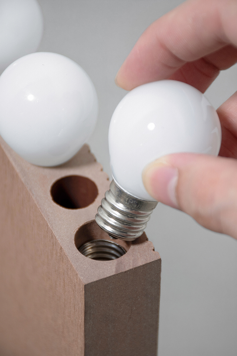 heat-pressed artificial wood melts into organic joints for mocky furniture series - 12