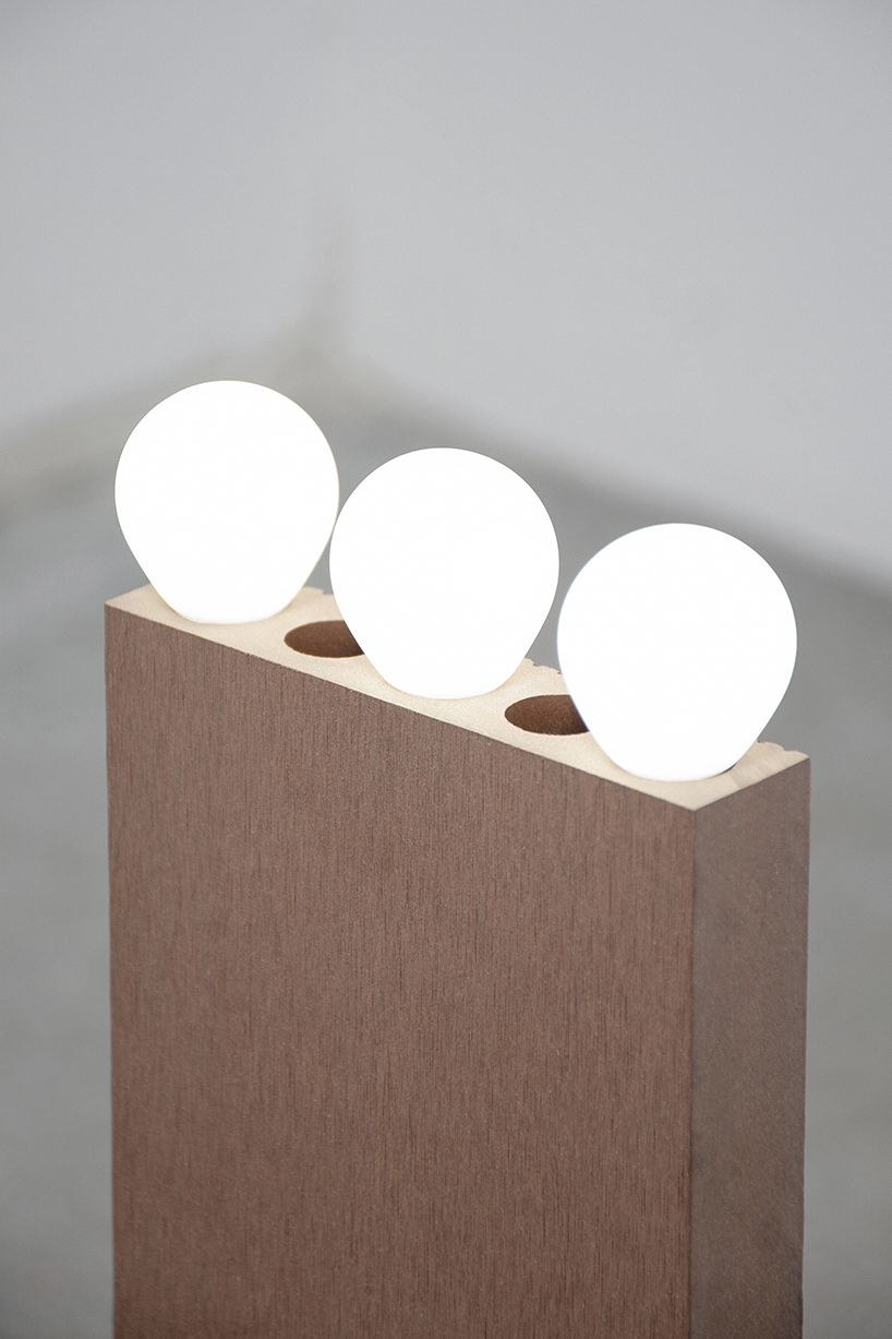 heat-pressed artificial wood melts into organic joints for mocky furniture series - 13