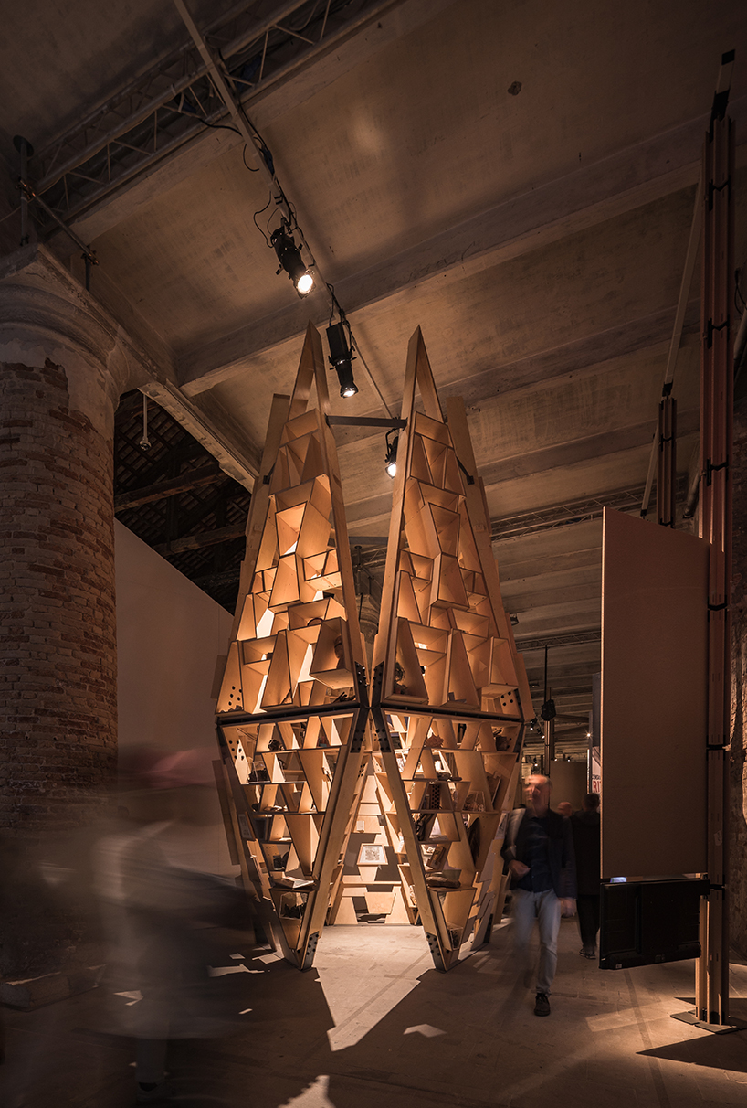 lattice installation unfolds spatial archive of acapulco's urban history at venice biennale