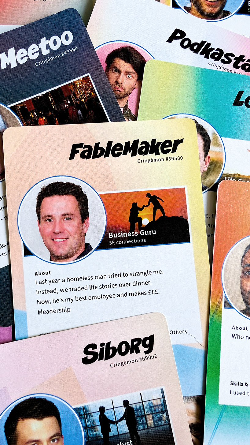 gotta catch 'em all: cringémon turns linkedin personas into pokémon-style collectible cards
