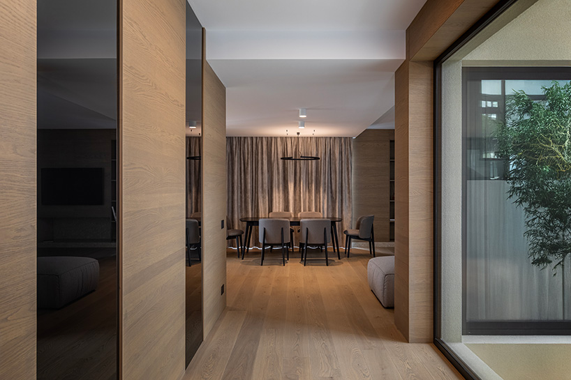 natural finishes pair with clean modern lines at amalia savu's house in romania