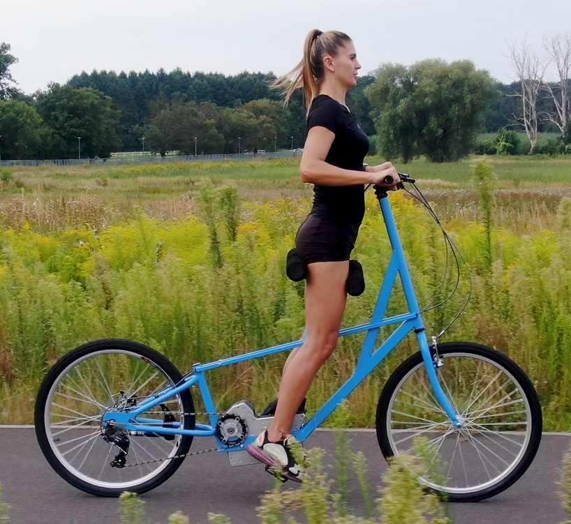 shape-me bike merges upper-body exercise and transport in one