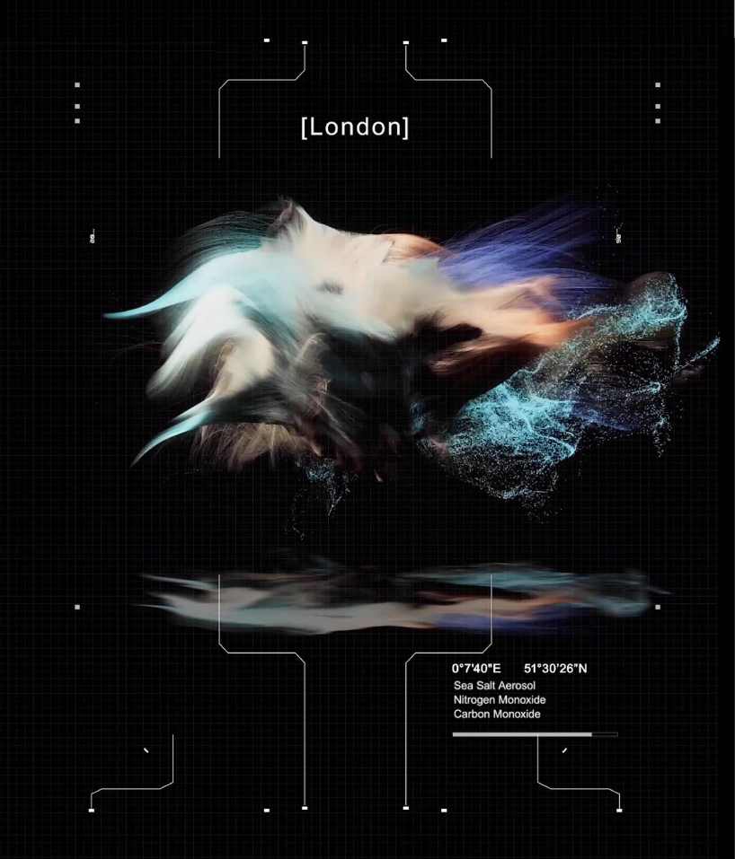 La exposición de Black Void en Shanghai muestra un planeta cambiante a través de la instalación de la nube digital